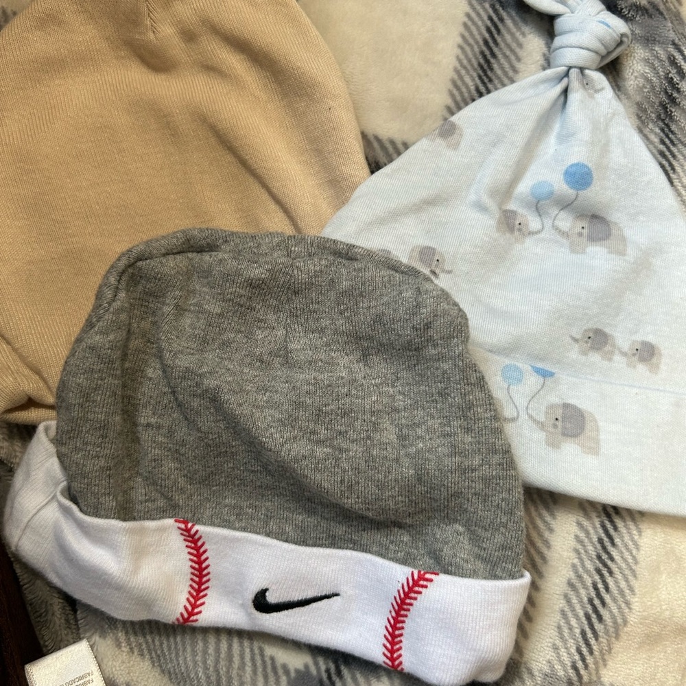 Baby boy hats and socks